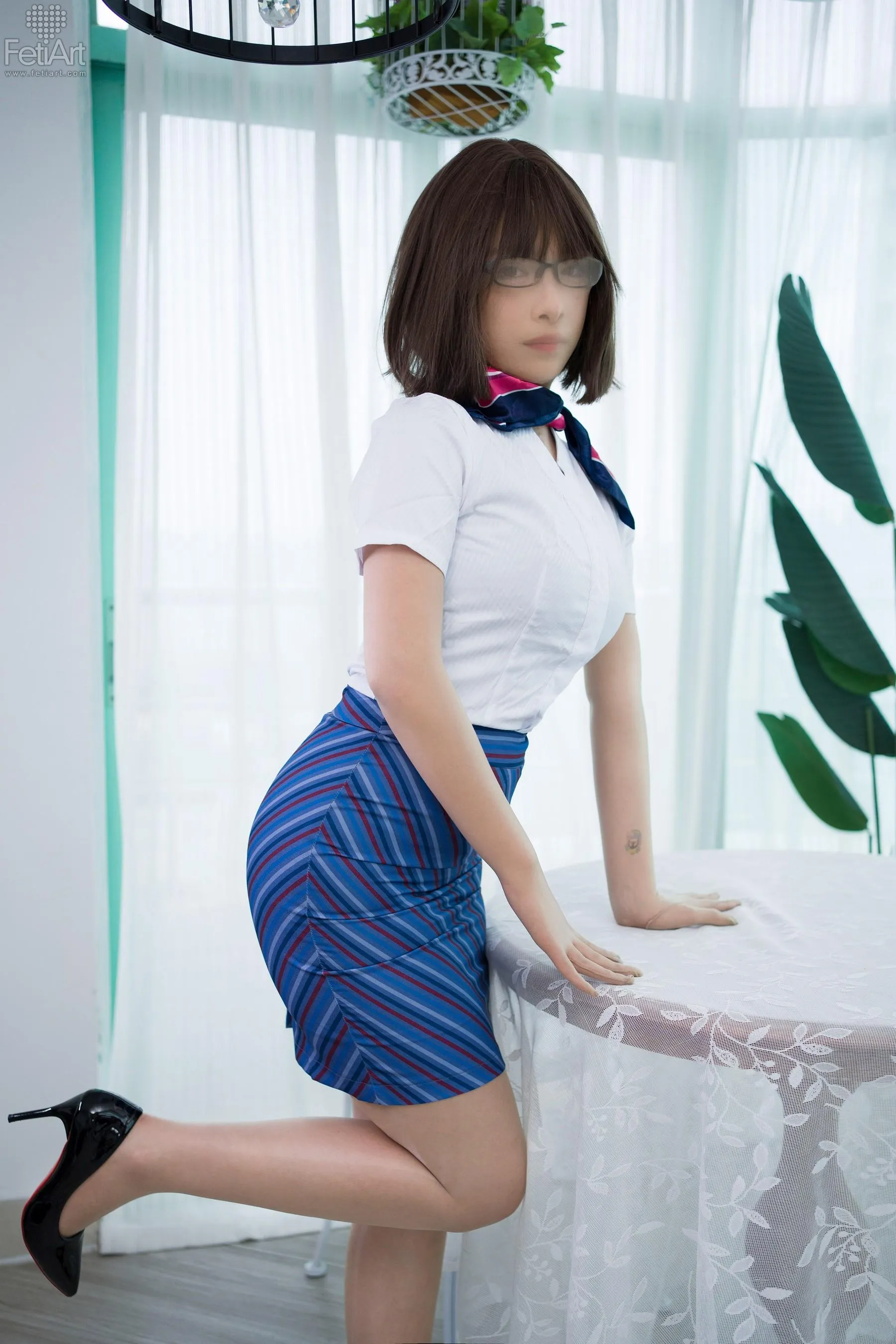 [FetiArt尚物集]NO.074 Stewardesss Special Interests [46P]插图1